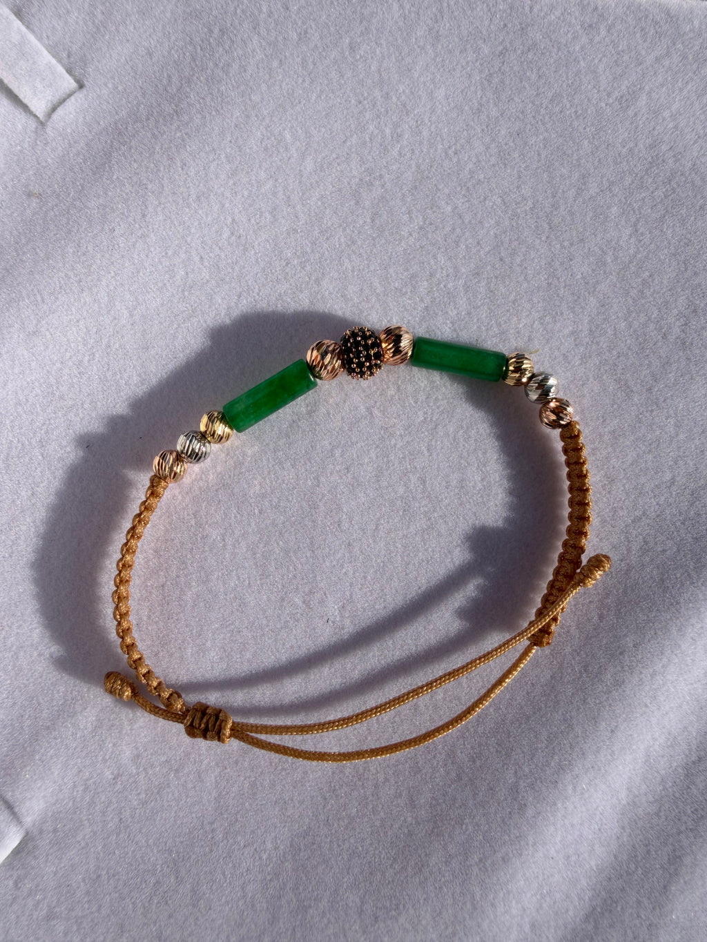 18k GOLD and Emerald bracelet