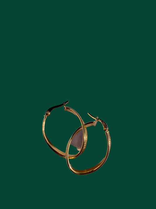 Classic Gold Hoop Earrings
