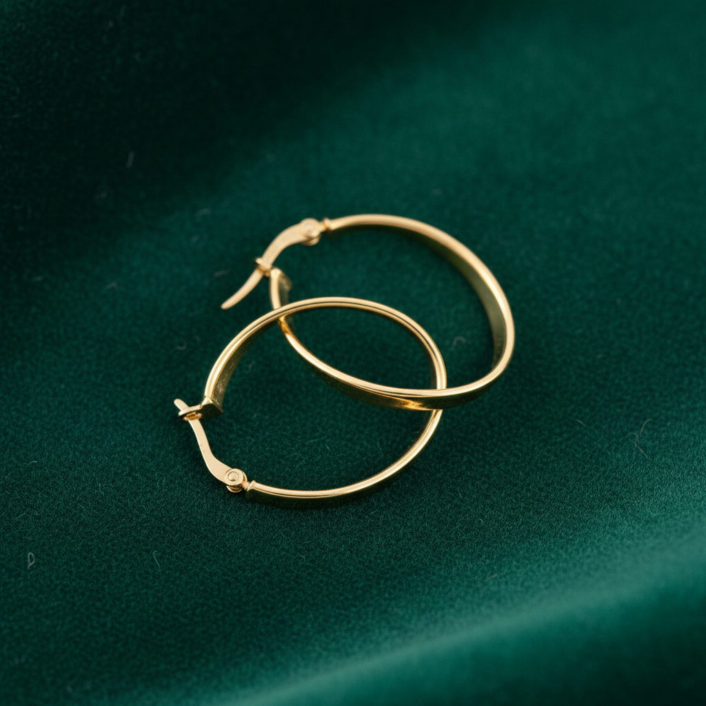 Classic Gold Hoop Earrings