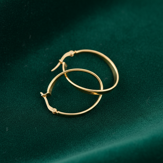 Classic Gold Hoop Earrings