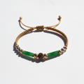 Gold and Jade Bracelet - Clean Look